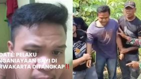 Satreskrim Polres Purwakarta akhirnya berhasil menangkap pelaku penganiayaan sadis terhadap seorang bayi yang sempat viral di media sosial.