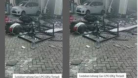 Kabarnya warga sekitar ledakan kaca rumah mereka sampai bergetar atas ledakan ini.