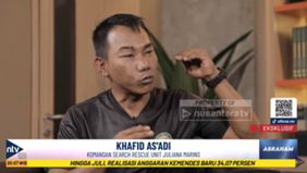 Khafid bahkan sempat memvideokan momen ketika pertama kali melihat dan menjangkau korban. Rekaman video yang belum beredar luas tersebut sempat diperlihatkan kepada Tim Abraham Nusantara TV.
