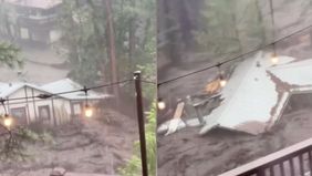  Setidaknya tiga orang dilaporkan tewas di desa Ruidoso, New Mexico, Amerika Serikat, setelah hujan lebat memicu banjir bandang. 