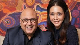 Maia Estianty membantah donatur sawer pengantin di pernikahan Al Ghazali adalah Irwan Mussry.