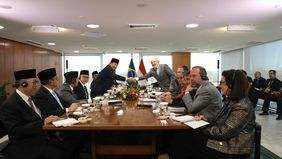 Presiden Prabowo Subianto menyampaikan bahwa dirinya dan Presiden Brazil Luiz Inácio Lula da Silva telah mencapai kesepakatan untuk menjalin kerja sama dalam pengembangan teknolog