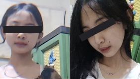 Video perempuan ini beredar luas di media sosial 