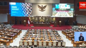 Agenda rapat paripurna ialah tanggapan pemerintah terhadap pandangan fraksi atas RUU tentang Pertanggungjawaban atas Pelaksanaan ???? ?? 2024.