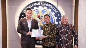 Menteri Koordinator Bidang Infrastruktur dan Pembangunan Kewilayahan, Agus Harimurti Yudhoyono (AHY), menerima audiensi dari jajaran pimpinan Institut Teknologi Sepuluh Nopember (ITS) di Kantor Kemenko Infrastruktur.
