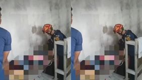  Dinas Pemadam Kebakaran Dan Penyelamatan Kota Depok Menerima laporan adanya seorang lansia berumur 75 Tahun mengalami stroke berada dikamarnya dilantai 2 sehingga meminta bantuan petugas damkar.