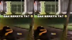 Dalam rekaman, terlihat pengendara motor itu menyorotkan lampu motornya ke area gelap, lalu mendapati beberapa pasangan tengah berbuat mesum di sekitar stadion.