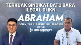 Simak penelusuran selengkapnya sindikat batu bara ilegal di IKN, dalam program Abraham pada Senin 21 Juli 2025, pukul 20.00 WIB hanya di Nusantara TV.