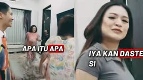 Nathalie Holscher tutup kolom komentar usai video behind the scene parodi orang hamil beredar luas di publik.