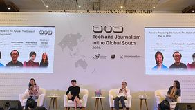Konferensi regional CTRL+J APAC 2025 yang diselenggarakan oleh Asosiasi Media Siber Indonesia (AMSI), Aliansi Jurnalis Independen (AJI), serta International Fund for Public Interest Media (IFPIM), memasuki hari kedua.