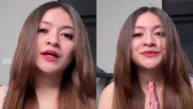Nathalie Holscher akhirnya meminta maaf kepada Erika Carlina, terkait konten parodi ibu hamil dengan DJ Panda.