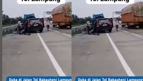 Dugaan sementara, pengemudi Toyota Innova mengalami kelelahan atau mengantuk, sehingga kehilangan kendali dan menabrak bagian belakang truk tersebut.