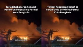 Kebakaran terjadi pada Rabu dini hari tadi.