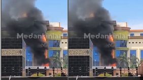 Dari laporan yang ia terima, gedung hotel yang terbakar telah berhasil dipadamkan oleh petugas Dinas Pemadam Kebakaran dan Penyelamatan (DPKP) Kota Medan.