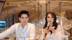 Luna Maya dan Maxime Bouttier gelar acara resepsi di Jakarta, dengan menggelar konsep Sun and Moon.