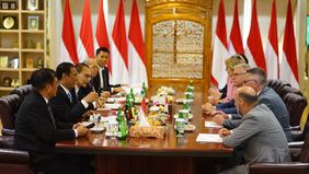 Menteri Pertanian (Mentan) Republik Indonesia, Andi Amran Sulaiman, menerima kunjungan Menteri Pertanian dan Pangan Kanada, Heath MacDonald, di Kantor Pusat Kementerian Pertanian (Kementan), Jakarta Selatan. 