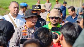 Kali ini, penanaman jagung berlokasi di lahan baku sawah Komplek Gading Tutuka 2 Rt 01 Rw 11 Desa  Ciluncat, Kecamatan Cangkuang, Kabupaten Bandung. Jumat, 1 Agustus 2025.
