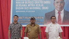 DPR RI bersama mitra kerja Badan Gizi Nasional (BGN) menggelar sosialisasi program Makan Bergizi Gratis (MBG) pada, 29 Juli 2025.