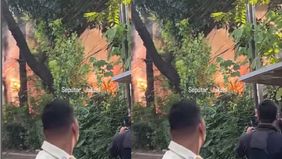Kebakaran yang menghanguskan gudang milik Sumber Daya Air Pemprov DKI Jakarta Ludes dilahap api.Peristiwa kebakaran itu terjadi di Jalan Aup, Pasar Minggu, Jakarta Selatan pada Sabtu 2 Agustus 2025.