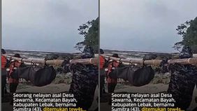 Ketua Rukun Nelayan Ujunggenteng Asep Jeka membenarkan kabar itu. Korban bernama Sumitra (43 tahun), asal Kampung Gempol 1 Timur RT 03/07 Desa Sawarna. Ia melaut seorang diri dengan perahu jenis fiber bernama Barokah 02, berkapasitas 2 GT, milik Wars