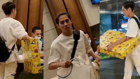 DJ Panda ditolak Erika saat datang menjenguk ke rumah sakit dengan membawa hadiah untuk Andrew Raxy Neil.