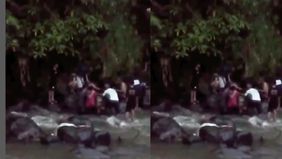 Menurut informasi sementara, korban saat itu sedang mencari ikan (nguseup) dan diduga mengalami pusing sebelum terjatuh ke sungai. Tak ada yang menyaksikan langsung saat kejadian.