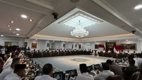 Presiden Prabowo Subianto pimpin langsung sidang paripurna kabinet merah-putih di Kompleks Istana Negara, Jakarta, Rabu, 6 Agustus 2025.