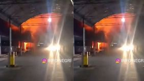 Termasuk gedung Commad Center atau ruangan Humas Polres Banjarbaru, ikut terbakar,