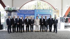 Rathi Gandini salah satu tim riset dari Universitas Padjajaran (UNPAD) mengaku antusias booth-nya dikunjungi oleh Presiden RI Prabowo Subianto di acara Konvensi Sains, Teknologi, dan Industri Indonesia (KSTI) 2025