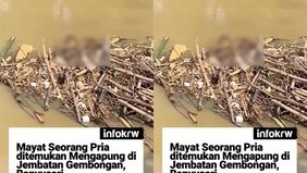 Belum diketahui secara pasti identitas tersebut. Namun saat ini sedang dalam proses evakuasi pengangkatan dari sungai oleh pihak kepolisian dan BPNB.