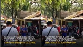 Truk yang melaju dari arah berlawanan tidak sempat menghindar. RP yang tidak memakai helm meninggal di lokasi akibat cedera kepala dan dibawa ke RSUD Sekarwangi Cibadak.
