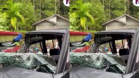 Informasi diterima, mobil suzuki escudo BA 1724 AK itu mengalami kecelakaan tunggal sekitar pukul 08.50 WIB.
