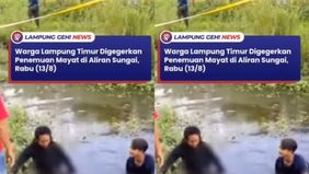 Penemuan mayat Perempuan di aliran sungai paret 8 (belakang Indomaret), Desa Semarang Baru, Kecamatan Pasir Sakti, Lampung Timur, pada Rabu (13/8).