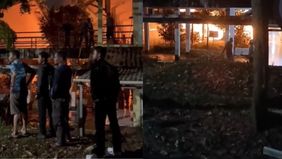 Kebakaran diduga melanda salah satu bangunan Fakultas Kehutanan di Kampus Institut Pertanian Bogor (IPB) Dramaga, Kabupaten Bogor, pada Jumat (15/8/2025) malam.