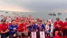 Dalam rangka memperingati Hari Ulang Tahun ke-80 Kemerdekaan Republik Indonesia, Kodam XXI/Radin Inten berkolaborasi dengan Komunitas Perenang Antar Pulau-Lampung bersama Pemerintah Provinsi Lampung menggelar Kolaborasi Berenang Merdeka 2025 di Panta