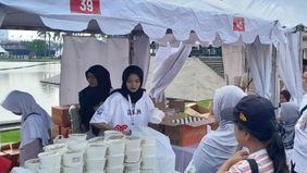 Suasana perayaan Hari Ulang Tahun (HUT) ke-80 Kemerdekaan Republik Indonesia di Jakarta semakin semarak dengan digelarnya Pesta Rakyat di Monumen Nasional (Monas).