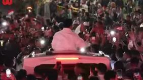 Acara itu ditutup dengan kembang api