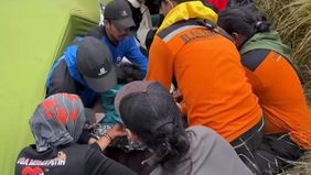 Korban tewas akibat kedinginan