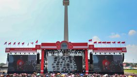 Dalam rangka memperingati Hari Ulang Tahun ke-80 Republik Indonesia, PT Bank Rakyat Indonesia (Persero) Tbk atau BRI menggelar Panggung Hiburan Pesta Rakyat di silang Monumen Nasional (Monas), Jakarta, Minggu, 17 Agustus 2025. Acara akbar ini menjadi