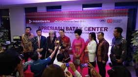 Menteri Kebudayaan Republik Indonesia, Fadli Zon menghadiri perayaan HUT ke-7 Batak Center 2025 di NT Tower Jakarta, pada Senin, 18 Agustus 2025.