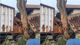 Peristiwa ini melibatkan kendaraan truk box Mitsubishi Fuso dengan seorang warga bernama Ahmad Rifai (63), penjual tanaman hias asal Subang. Saat kejadian, korban tengah menyapu di depan kiosnya, namun tertabrak truk yang oleng ke arah kiri. Akibat k