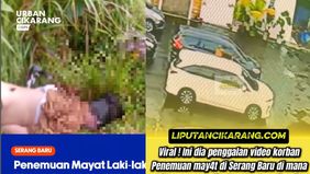 Belum diketahui identitas laki-laki tersebut masih penyelidikan Inafis Polres Metro Bekasi. Kuat dugaan mayat tersebut adalah korban pembunuhan.