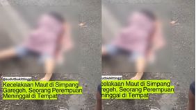 Akibat kejadian tersebut, pengendara sepeda motor yang diketahui seorang perempuan dilaporkan meninggal di tempat. Hingga berita ini diturunkan, identitas korban belum disampaikan karena pihak keluarga belum mengetahui peristiwa tersebut.