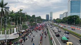 Direktorat Lalu Lintas Polda Metro Jaya memastikan rekayasa lalu lintas ketika aksi buruh di depan gedung DPR/MPR RI, Jakarta pada Kamis, 28 Agustus 2025 dilakukan situasional. Namun, polisi memberikan penegasan jika massa yang merangsek ke jalur tol