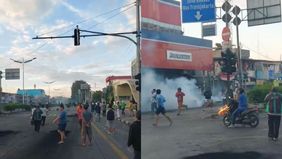  Seorang anggota Polisi Lalu Lintas (Polantas) sempat menjadi korban penyanderaan dalam kericuhan di Jalan Otto Iskandardinata (Otista), Jakarta Timur, Jumat, 28 Agustus 2025 pagi.