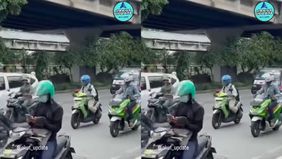 Informasi kecelakaan di depan kodim 0502, Jl. Yos Sudarso arah Tanjung Priok. Menurut Informasi petugas taman terjatuh dan terserempet truck. Korban dibawa ke RS Koja.