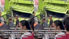 Kecelakaan lalu lintas terjadi di Jalan Cilame, Kecamatan Cigudeg, Kabupaten Bogor, pada Jumat 5 September 2025. Peristiwa ini melibatkan empat kendaraan sekaligus.