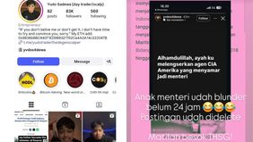 Belum genap sehari setelah resmi dilantik sebagai Menteri Keuangan oleh Presiden Prabowo Subianto, Purbaya Yudhi Sadewa langsung menghadapi sorotan publik yang tak terduga. 