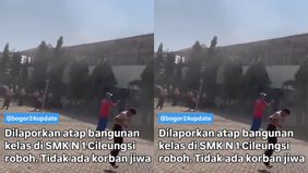 Siswa yang luka dibawa ke RS Thamrin Cicleungsi ada sekitar 35 anak.