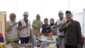 Pimpinan BAZNAS RI Bidang Pendistribusian dan Pendayagunaan, Saidah Sakwan MA, Menyambut Baik Kegiatan Khitanan Massal Yang Digelar Bersama AirNav Indonesia. 